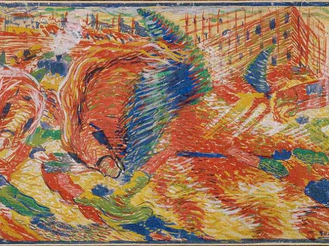 la città che sale boccioni