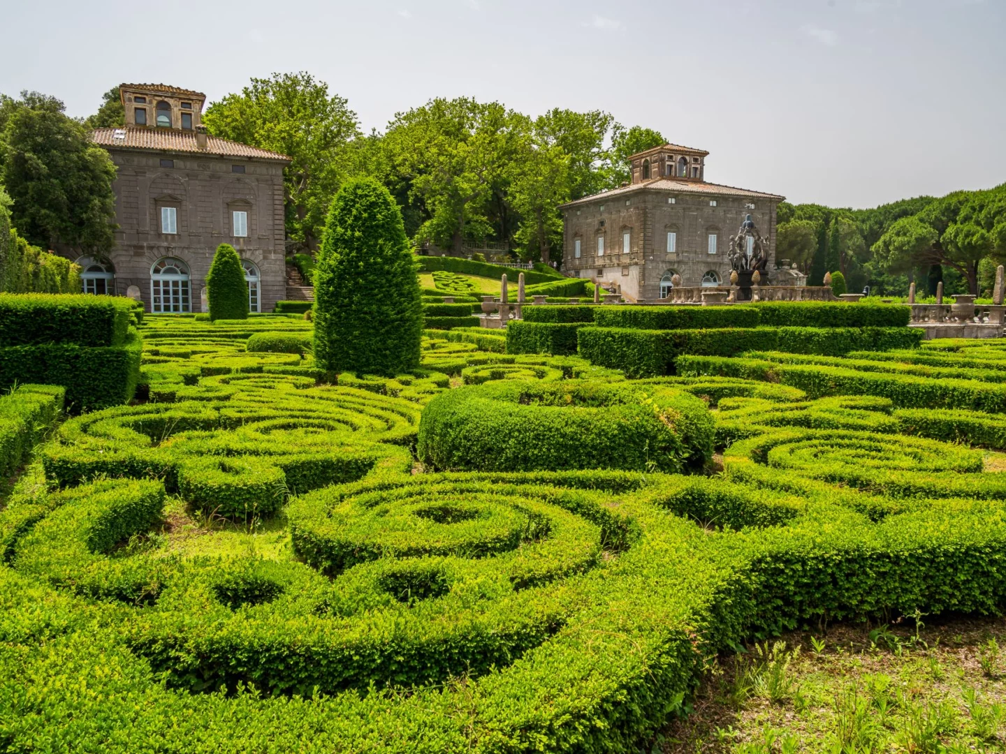 Arte topiaria a Villa Lante di Bagnaia