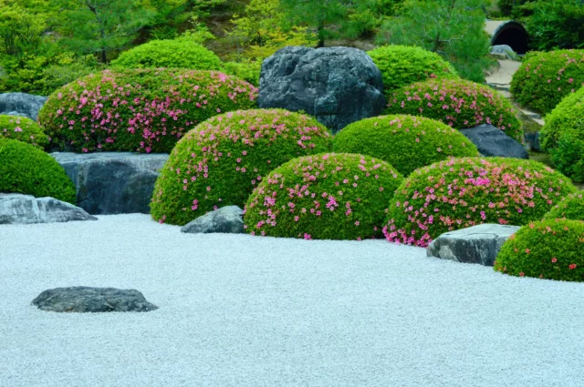 Dettaglio dell'Adachi Museum of Art, nella prefettura di Shimane