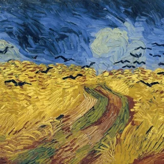 Campo di grano con corvi, Van Gogh