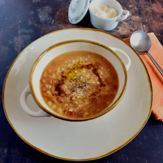 zuppa di fagioli e orzo