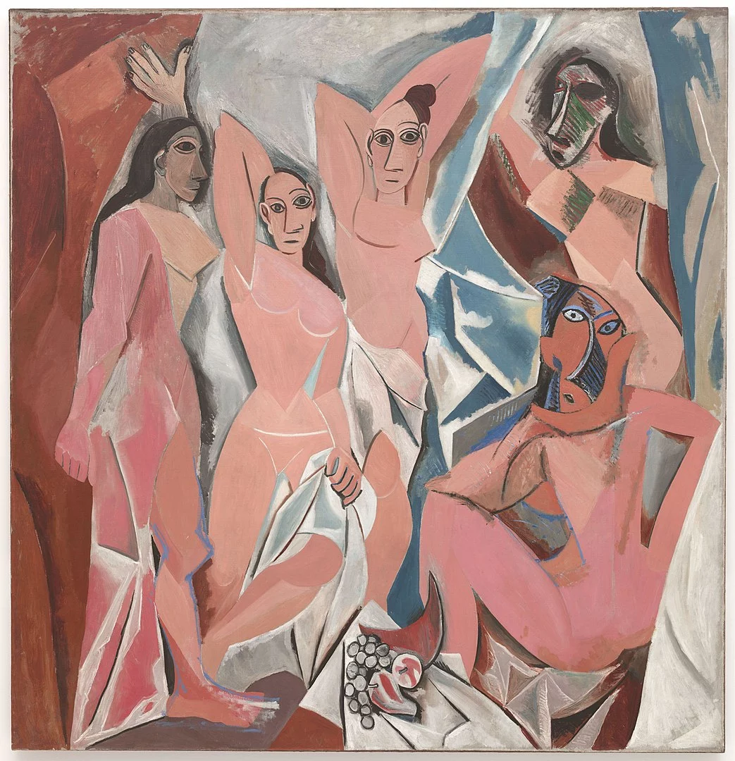 les demoiselles d'avignon (1907) Pablo Picasso