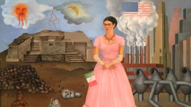 Autoritratto al confine tra Messico e Stati Uniti, Frida Kahlo,1932