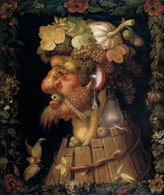 Autunno de 'le Quattro stagioni' di Giuseppe Arcimboldo