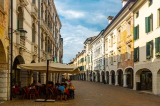 Vista del centro storico di Pordenone