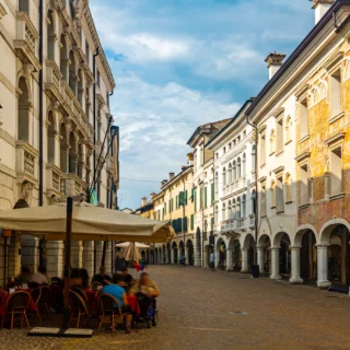 Vista del centro storico di Pordenone